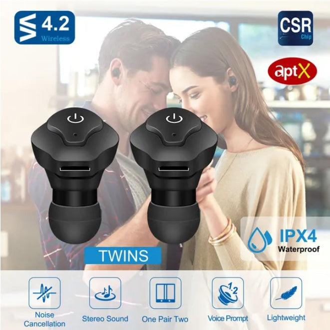 In Ear Stereo IP44 Waterproof Headphones